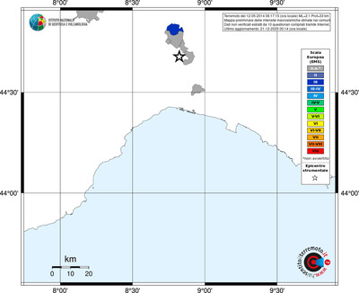 Mappa EMS - territori comuni