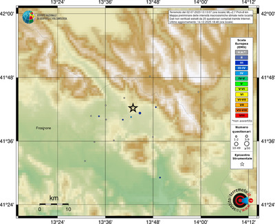 Mappa EMS - località