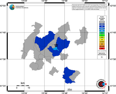 Mappa EMS - territori comuni