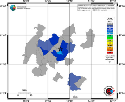 Mappa MCS - territori comuni