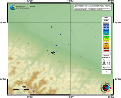 Mappa EMS - località