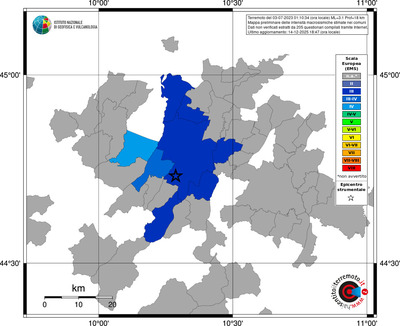 Mappa EMS - territori comuni