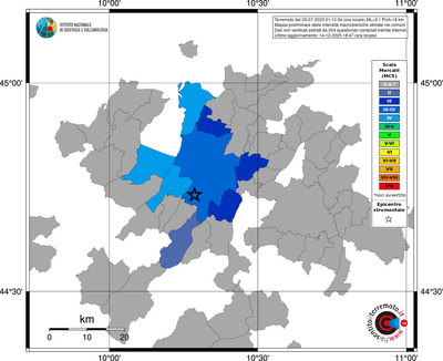 Mappa MCS - territori comuni