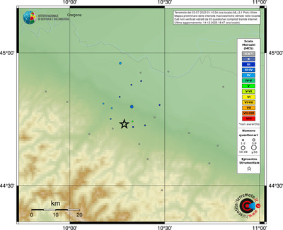 Mappa MCS - località
