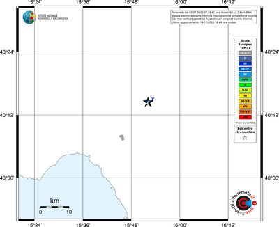 Mappa EMS - territori località
