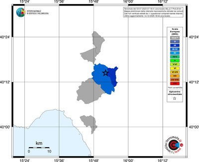 Mappa EMS - territori comuni