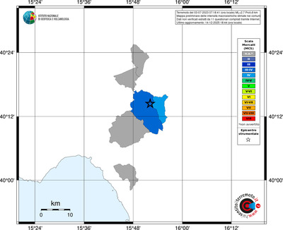 Mappa MCS - territori comuni