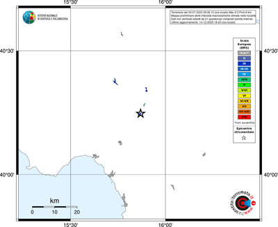Mappa EMS - territori località