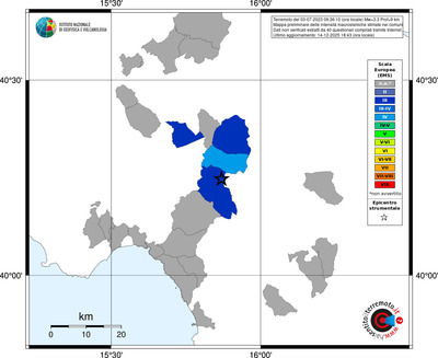 Mappa EMS - territori comuni