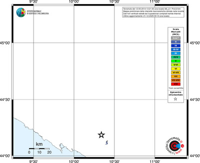 Mappa MCS - territori località
