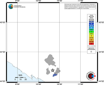 Mappa MCS - territori comuni