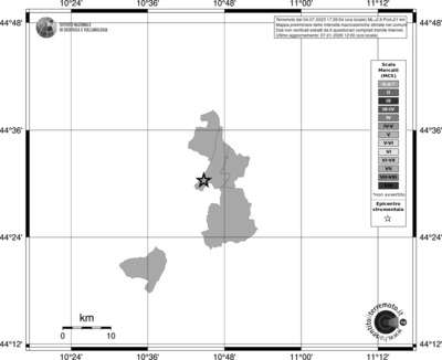 Mappa MCS - territori comuni