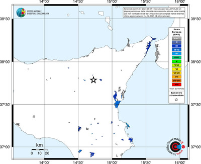 Mappa EMS - territori località