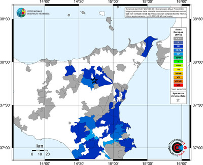 Mappa EMS - territori comuni