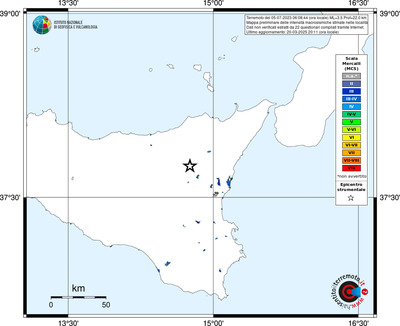 Mappa MCS - territori delle località