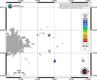 Mappa EMS - territori località