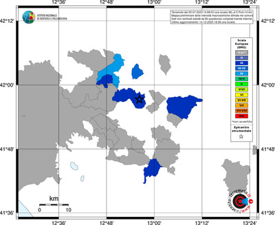 Mappa EMS - territori comuni