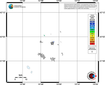 Mappa EMS - territori località