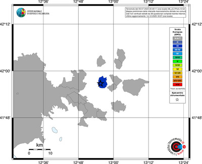 Mappa EMS - territori comuni
