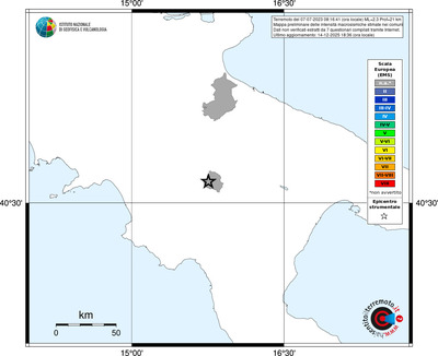 Mappa EMS - territori comuni