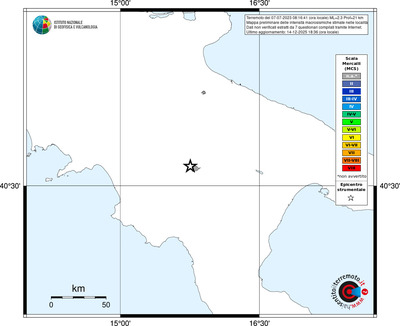Mappa MCS - territori località
