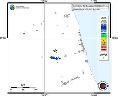 Mappa MCS - territori località