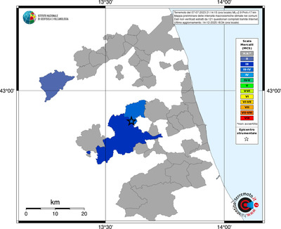 Mappa MCS - territori comuni