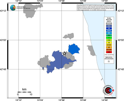 Mappa MCS - territori comuni