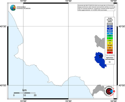 Mappa EMS - territori comuni