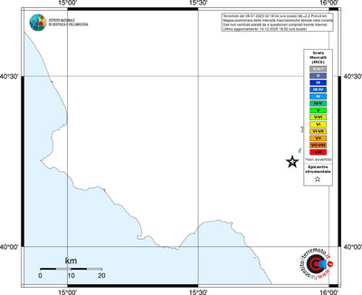 Mappa MCS - territori località