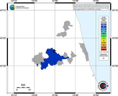 Mappa EMS - territori comuni