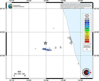 Mappa MCS - territori località