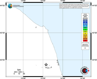 Mappa EMS - territori località