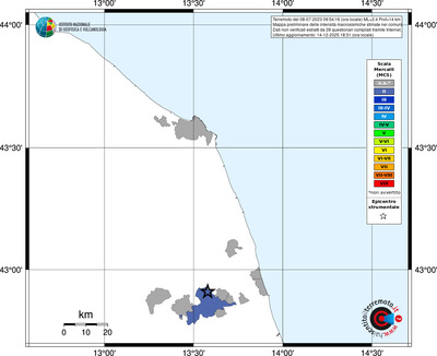 Mappa MCS - territori comuni