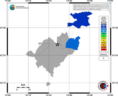 Mappa MCS - territori comuni
