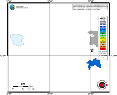 Mappa MCS - territori comuni