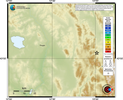 Mappa MCS - località