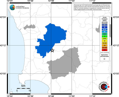 Mappa EMS - territori comunali