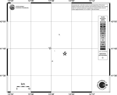 Mappa EMS - territori località