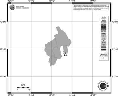 Mappa EMS - territori comuni