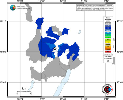 Mappa EMS - territori comuni