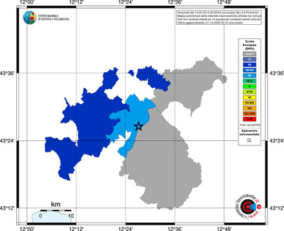 Mappa EMS - territori comuni