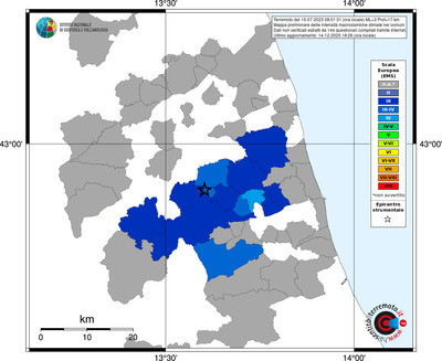 Mappa EMS - territori comuni