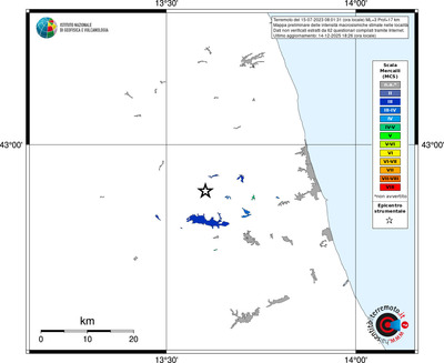 Mappa MCS - territori località