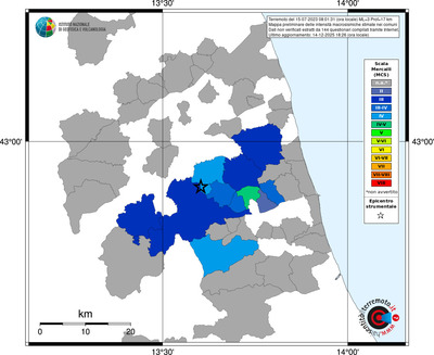 Mappa MCS - territori comuni