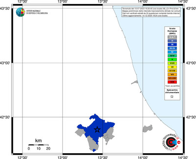 Mappa EMS - territori comuni