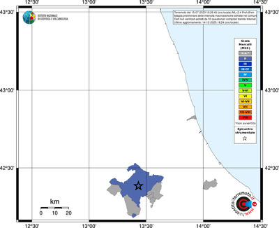 Mappa MCS - territori comuni