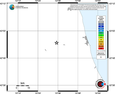Mappa EMS - territori località