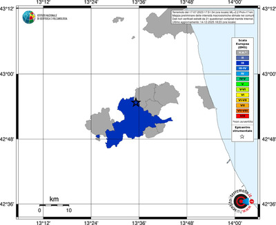 Mappa EMS - territori comuni