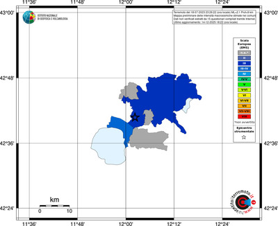 Mappa EMS - territori comuni